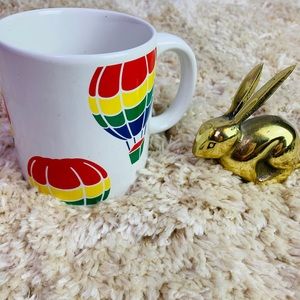 Hot Air Primary Rainbow Balloon Mug